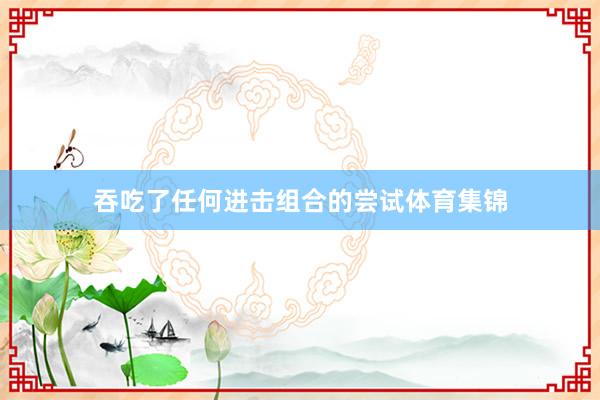 吞吃了任何进击组合的尝试体育集锦
