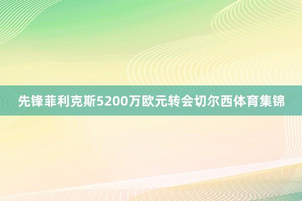 先锋菲利克斯5200万欧元转会切尔西体育集锦