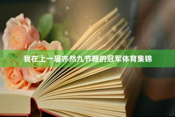 我在上一届亦然九节鞭的冠军体育集锦