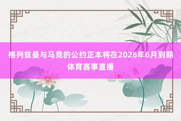 格列兹曼与马竞的公约正本将在2026年6月到期体育赛事直播