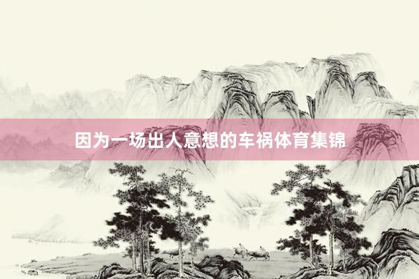 因为一场出人意想的车祸体育集锦