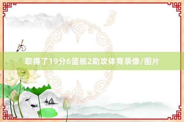 取得了19分6篮板2助攻体育录像/图片