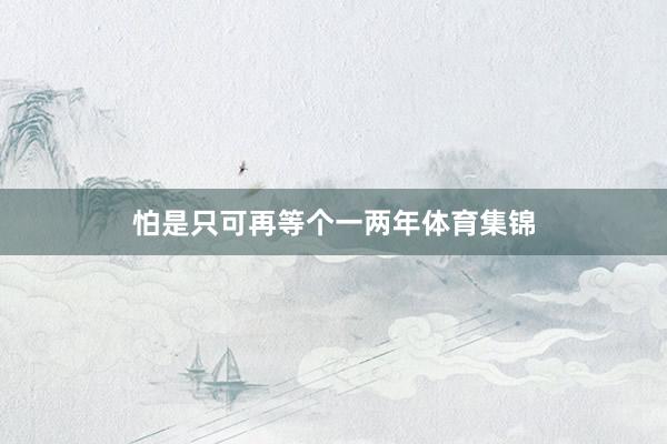怕是只可再等个一两年体育集锦
