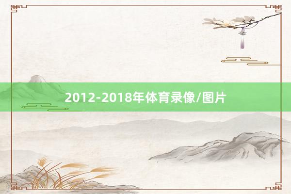 2012-2018年体育录像/图片