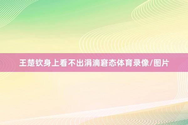 王楚钦身上看不出涓滴窘态体育录像/图片