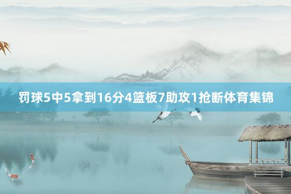 罚球5中5拿到16分4篮板7助攻1抢断体育集锦