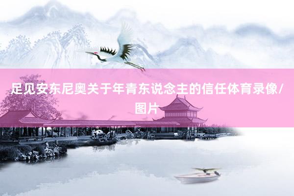 足见安东尼奥关于年青东说念主的信任体育录像/图片