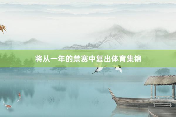 将从一年的禁赛中复出体育集锦