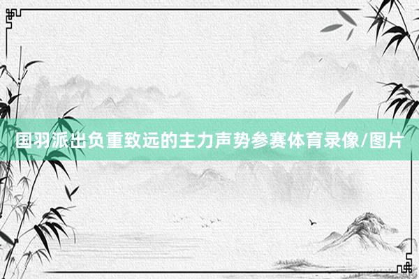 国羽派出负重致远的主力声势参赛体育录像/图片