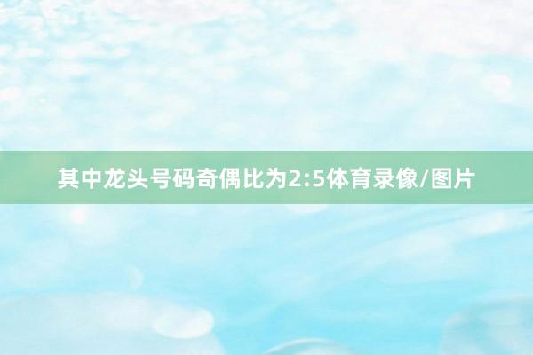 其中龙头号码奇偶比为2:5体育录像/图片